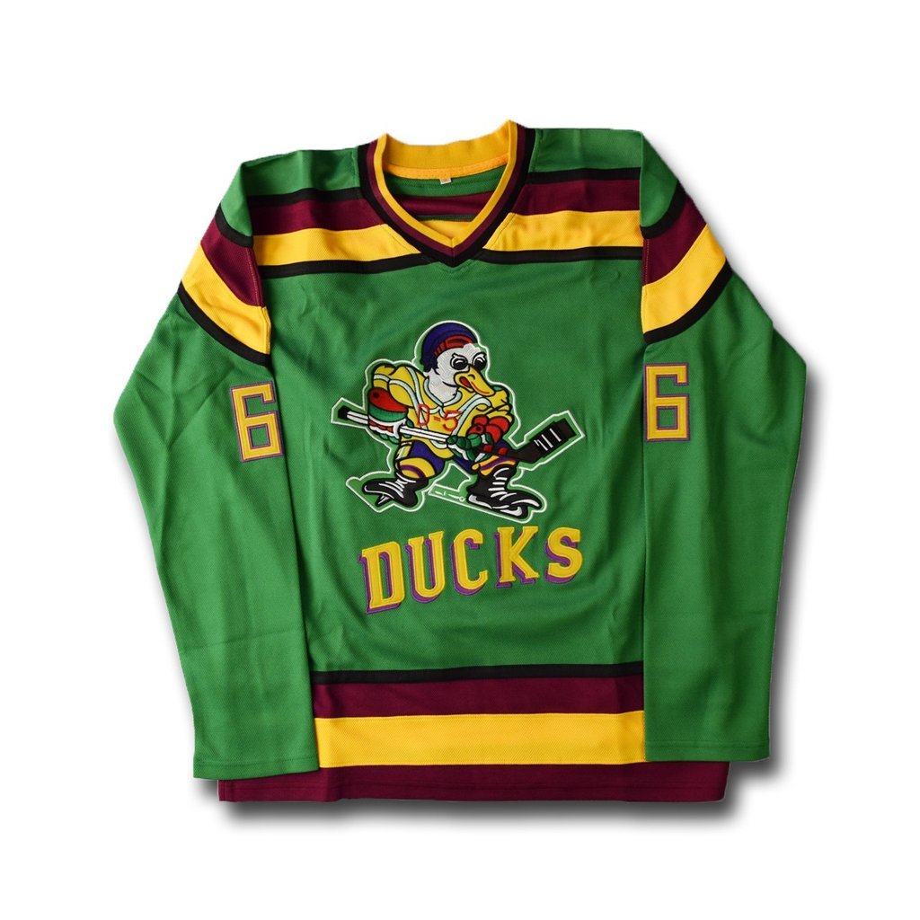 Gordon Bombay 66 Mighty Ducks Ice Hockey Jersey