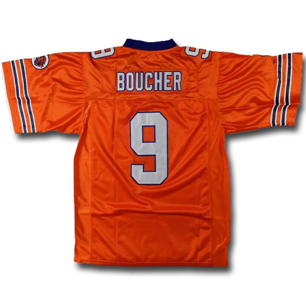 Adam Sandler Bobby Boucher The Waterboy Mud Dogs Football Jersey Orange